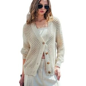 NWT URBAN DAIZY BUTTON CARDIGAN